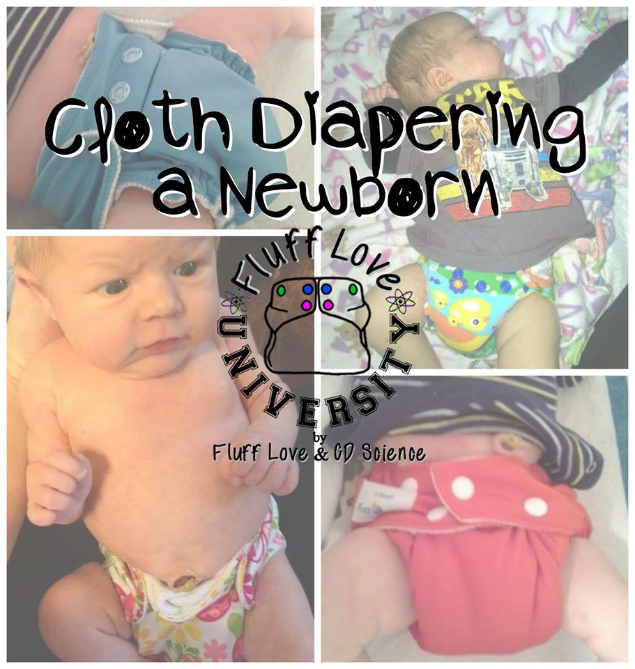 Fluff Love University | Cloth Diapering a Newborn